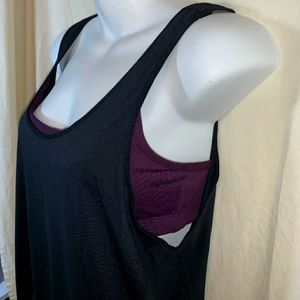 Nwt Purple & Black Fabletics Tank XS